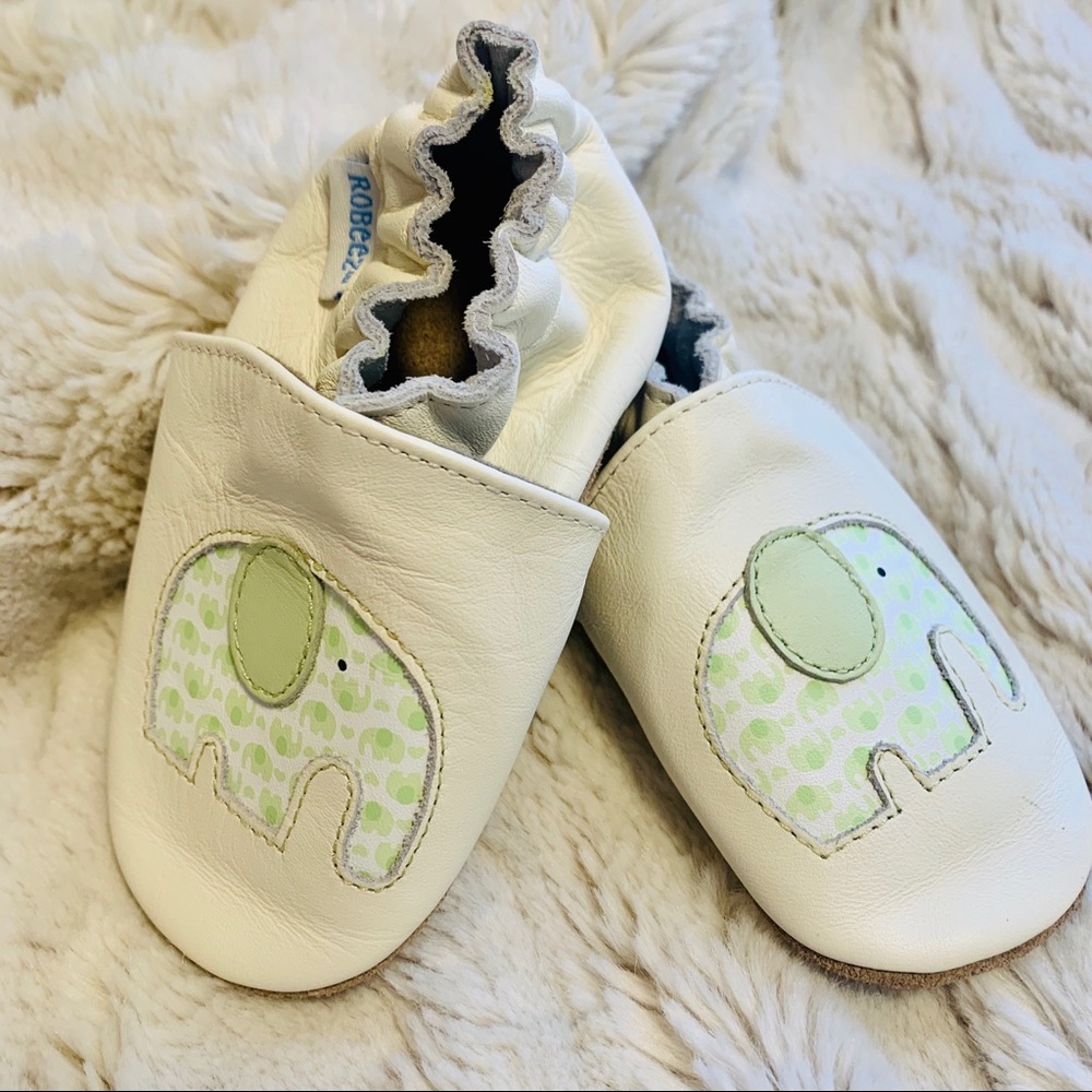 Robeez Elephant 6-12 Month Shoes